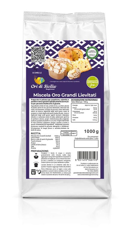 Miscela Oro Grandi Lievitati - Ori di Sicilia