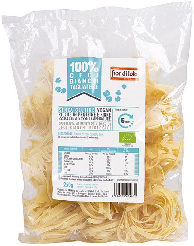 Tagliatelle 100% Ceci - Fior di Loto