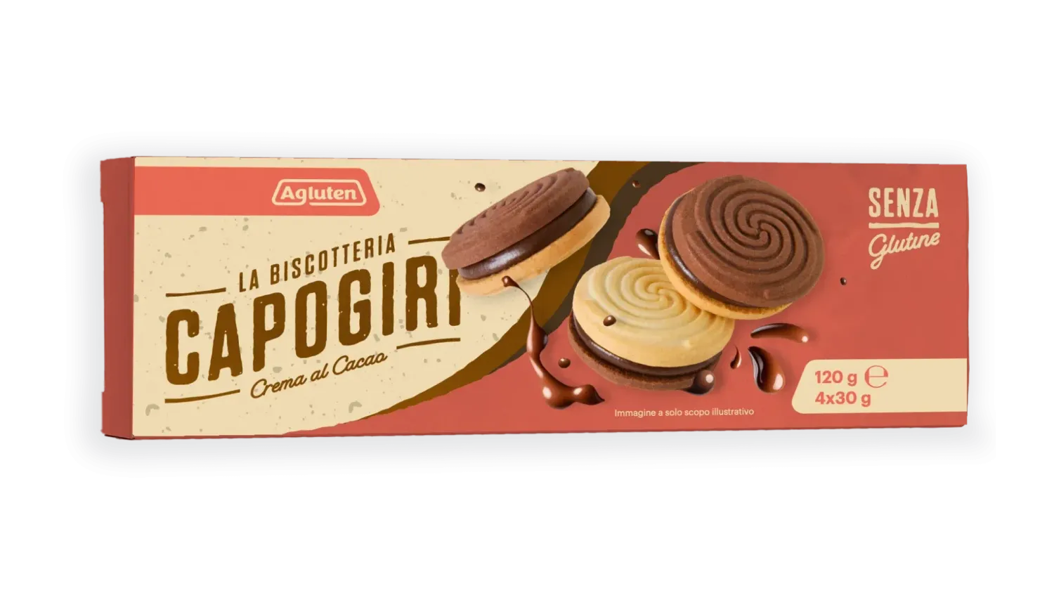 Capogiri con Crema al Cacao - Agluten Capogiri con Crema al Cacao - Agluten