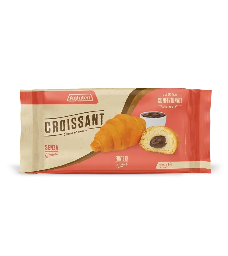 Croissant con Crema al Cacao - Agluten Croissant con Crema al Cacao - Agluten