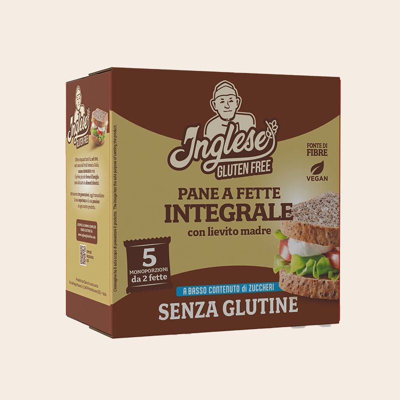 Pane a Fette Integrale (5 monoporzioni) - Inglese Pane a Fette Integrale (5 monoporzioni) - Inglese
