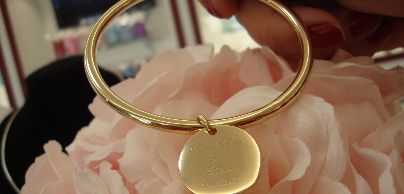 Bracelet jonc personnalisable
