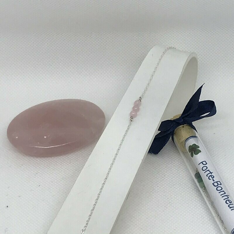 Mon bijou Porte-Bonheur quartz rose