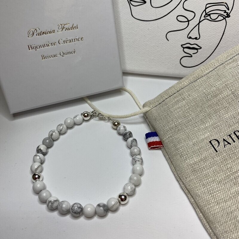 BRACELET DE JULIA  HOWLITE