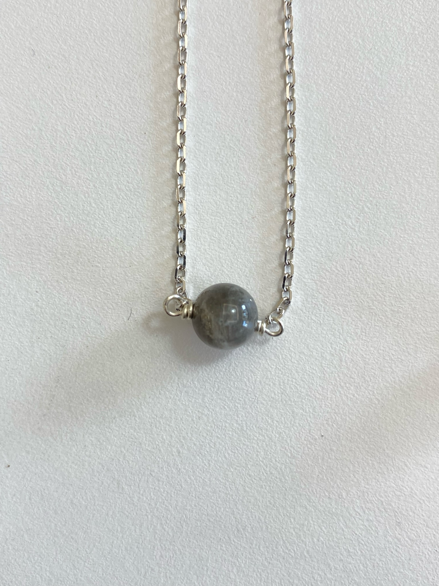 Collier des secrets & labradorite plaqué or