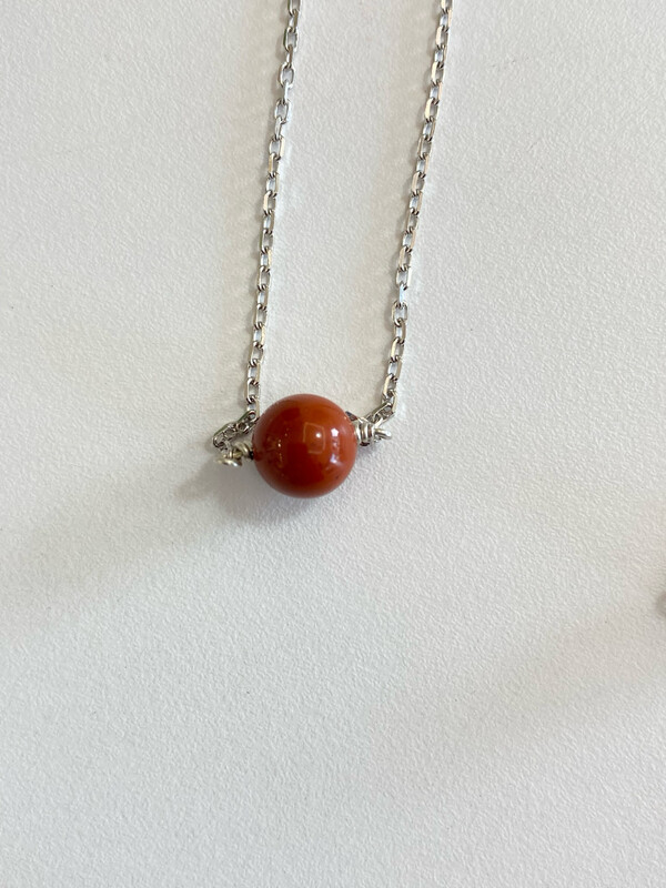 Collier des secrets & jaspe brecia