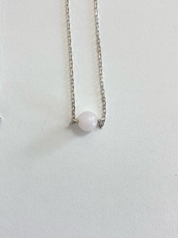 Collier des secrets & quartz rose