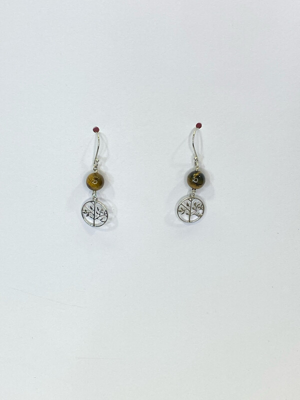 Boucles d’oreilles Harmonie & Oeil de tigre