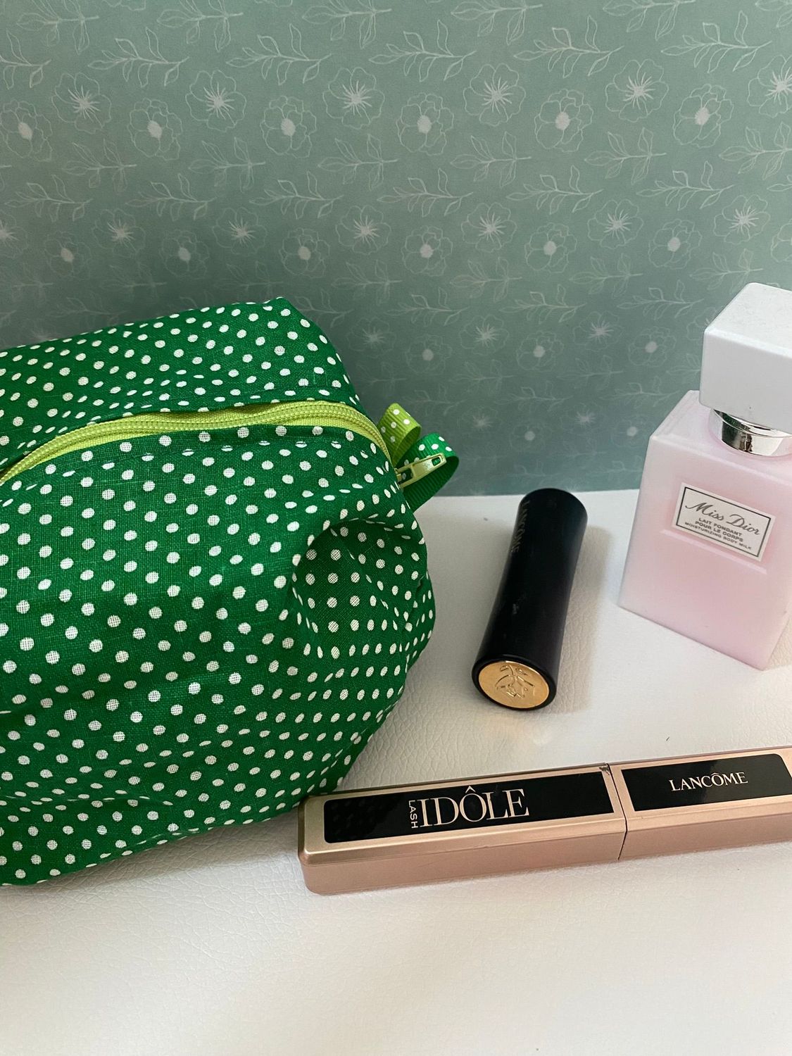 Trousse  Gabrielle verte