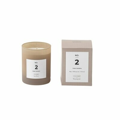 NO. 2 - Green Gardenia Scented Candle, Soy Wachs