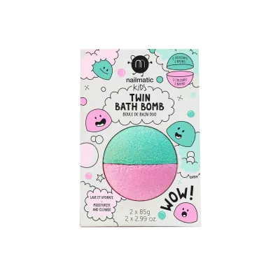 Pink + Lagoon Twin Bath Bomb Pink + Lagoon Twin Bath Bomb