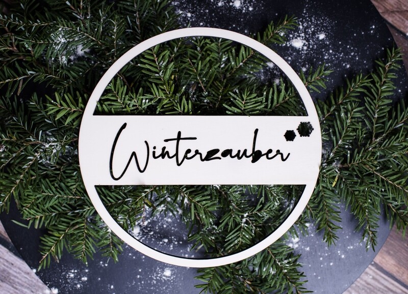 Türschild - Winterzauber