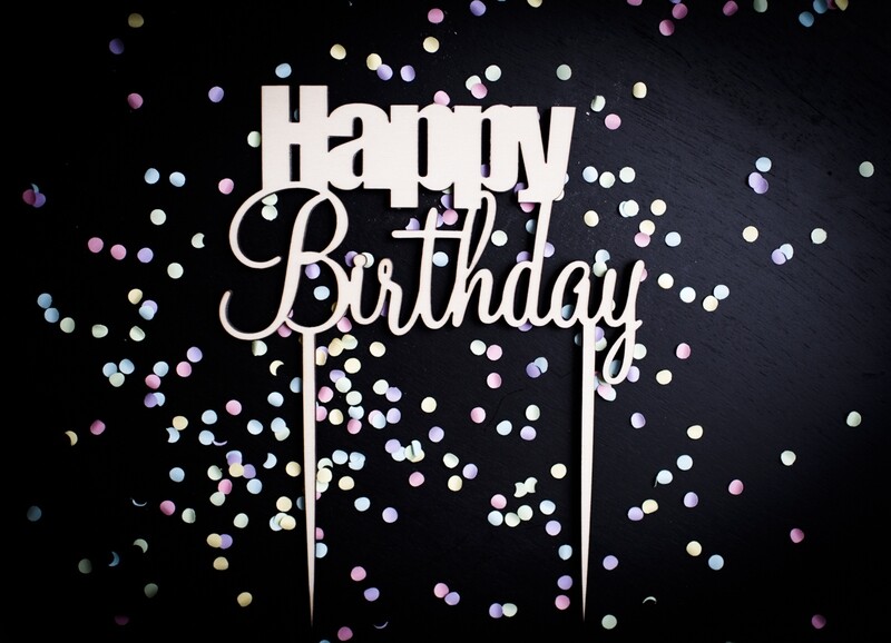 Happy Birthday - Caketopper