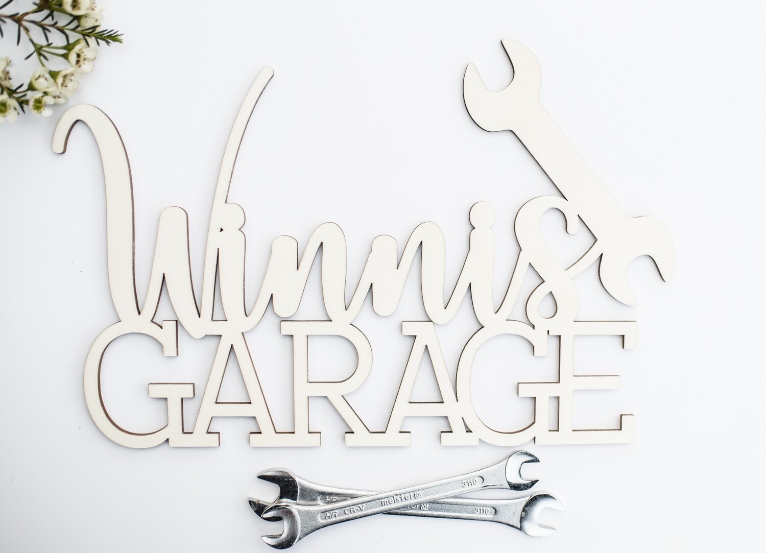 Personalisierter Schriftzug für den Autoschrauber - Garage - Werkstatt - Holzschild