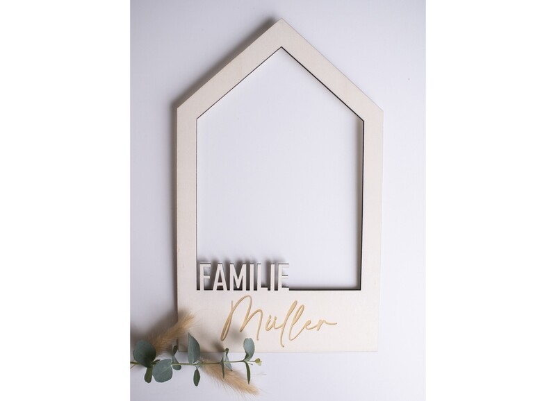 Familienschild Haus - Türschild