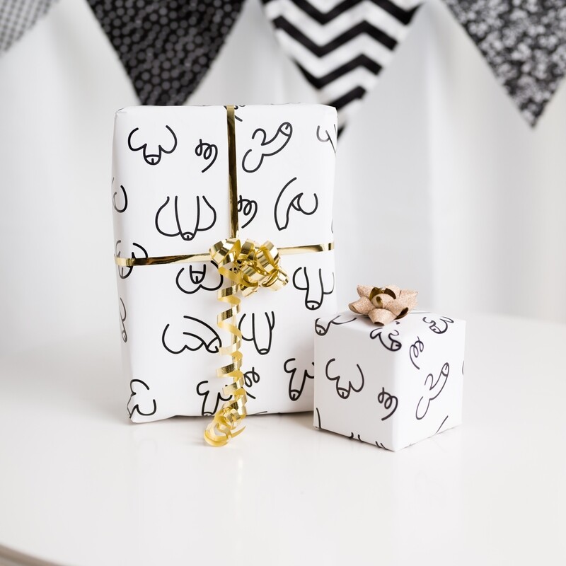Lustiges Geschenkpapier I Penis