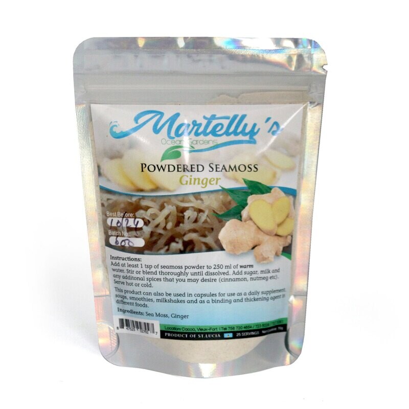 Ginger Powdered Seamoss 70g