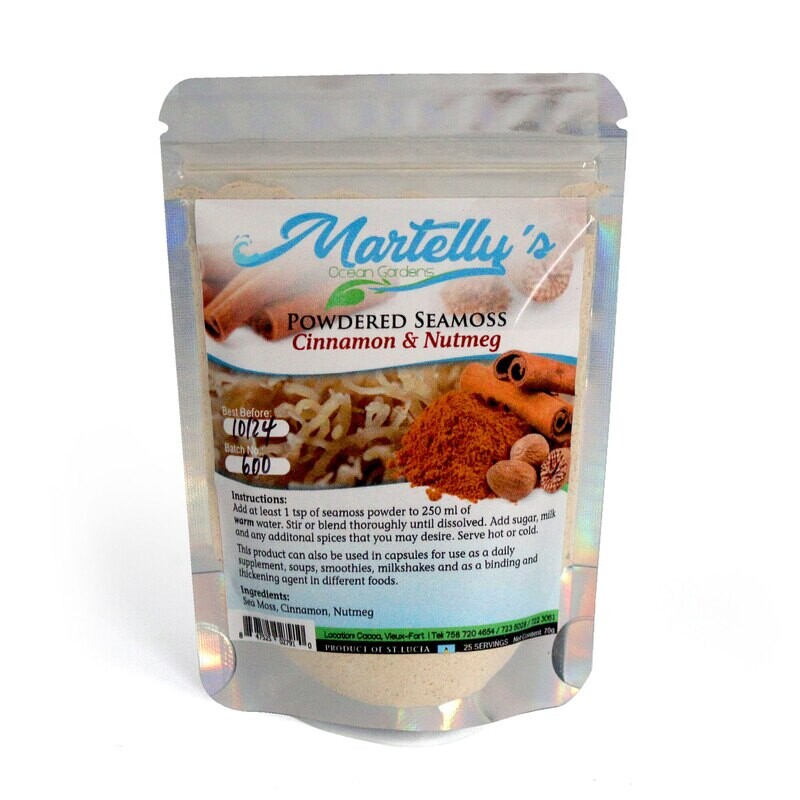 Cinnamon & Nutmeg Powdered Seamoss 70g