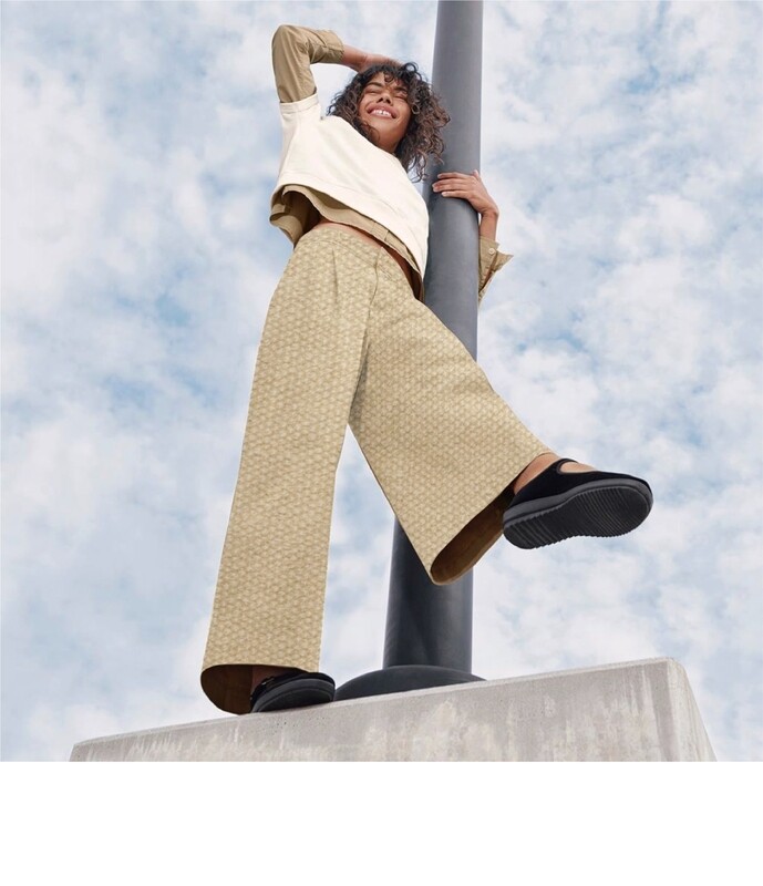 Wide Leg Pants with Dart
