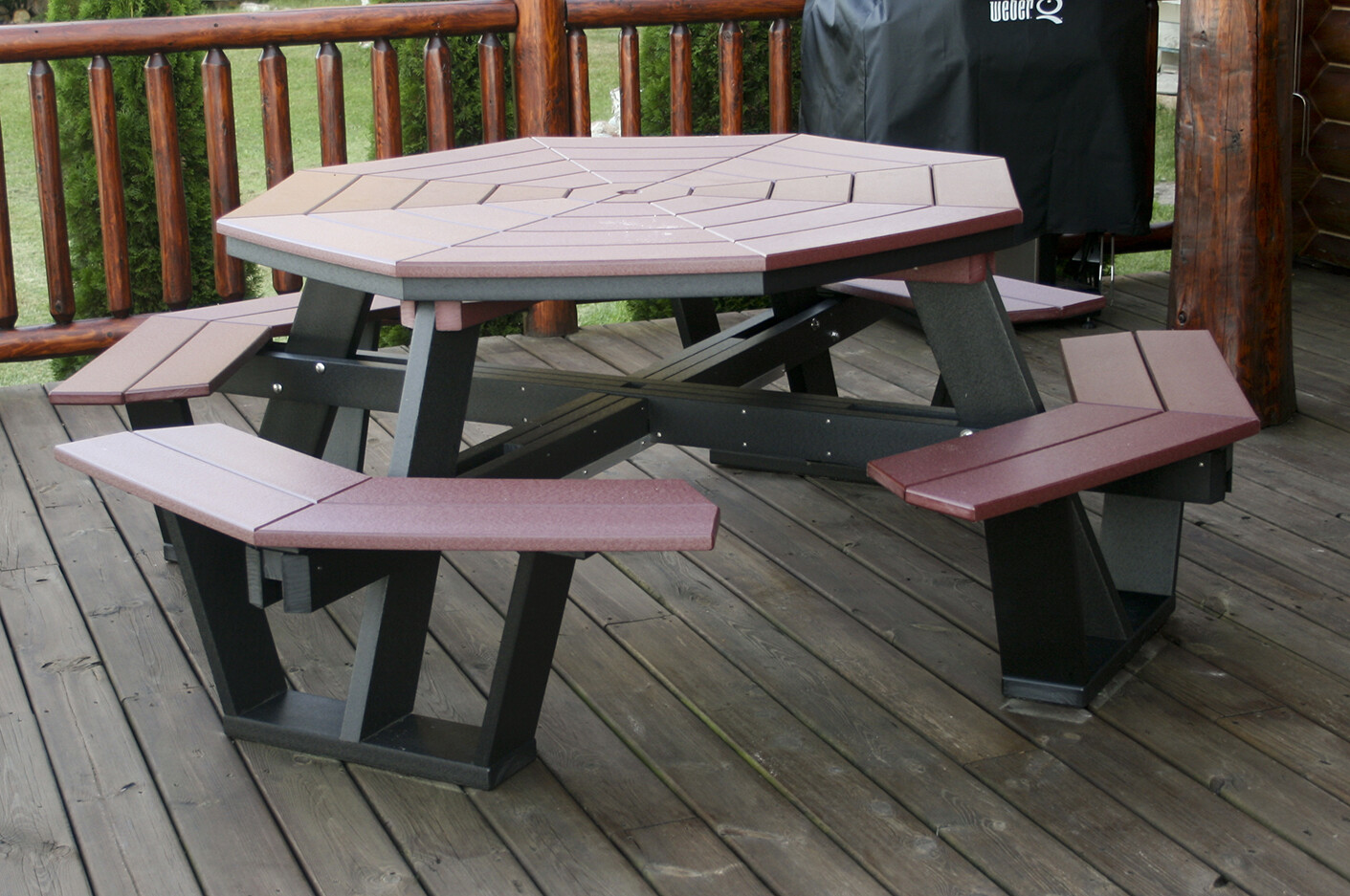 5&#39; Octagon Picnic Table