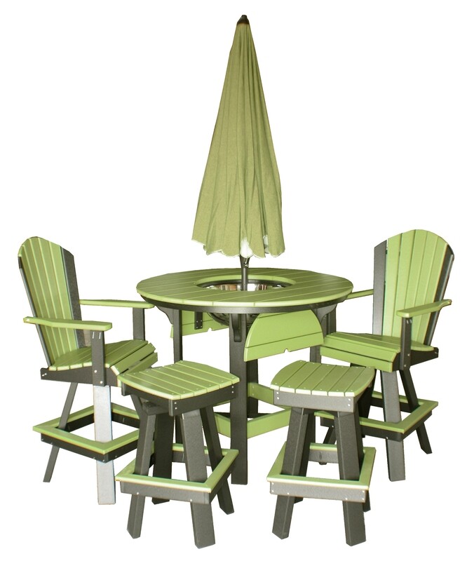 48&quot; Round Bar Table w/Bowl