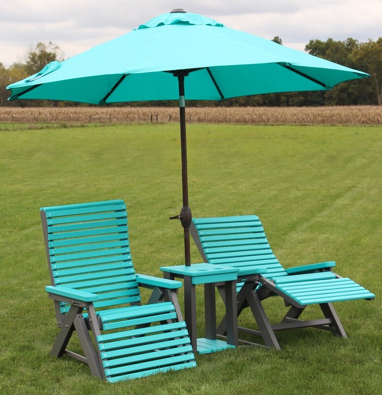 Rollback Reclining Chair Settee