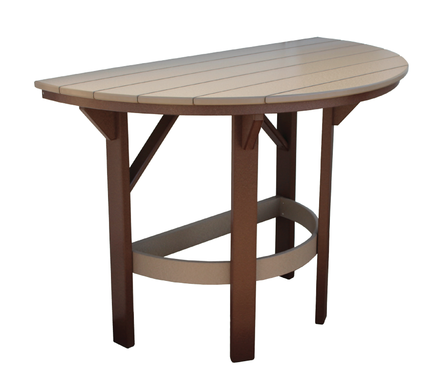 60&quot; Half Round Bar Table