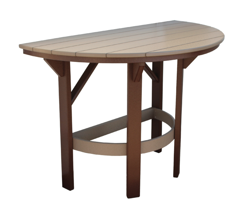 60&quot; Half Round Dining Table