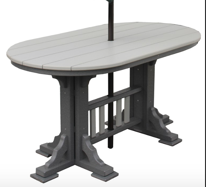 6&#39; Oval Mission Dining Table