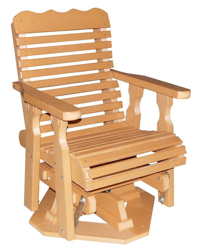 22&quot; Plainback Swivel Glider