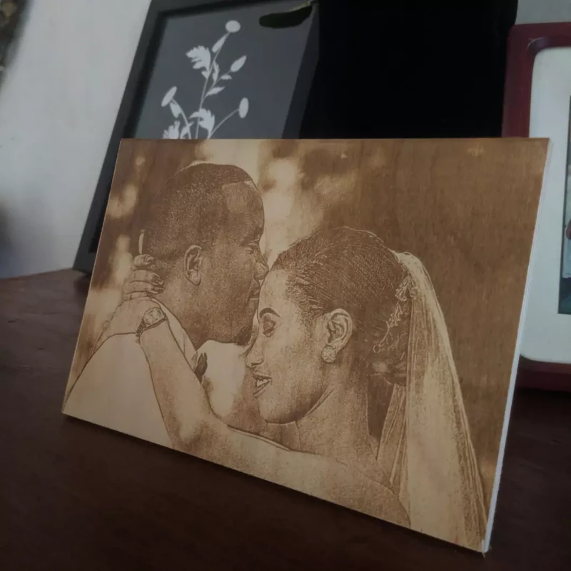 Engraved Photo on Wood