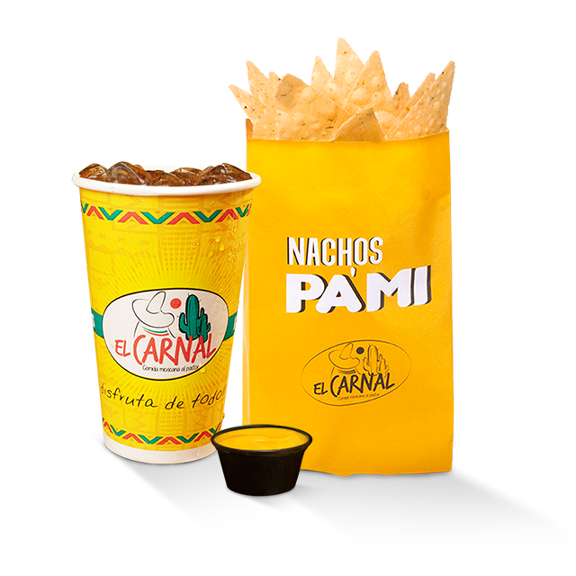 DUO PA'MI CHEDDAR CON BEBIDA