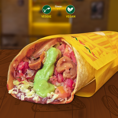 BURROS VEGETARIANOS Y VEGANOS