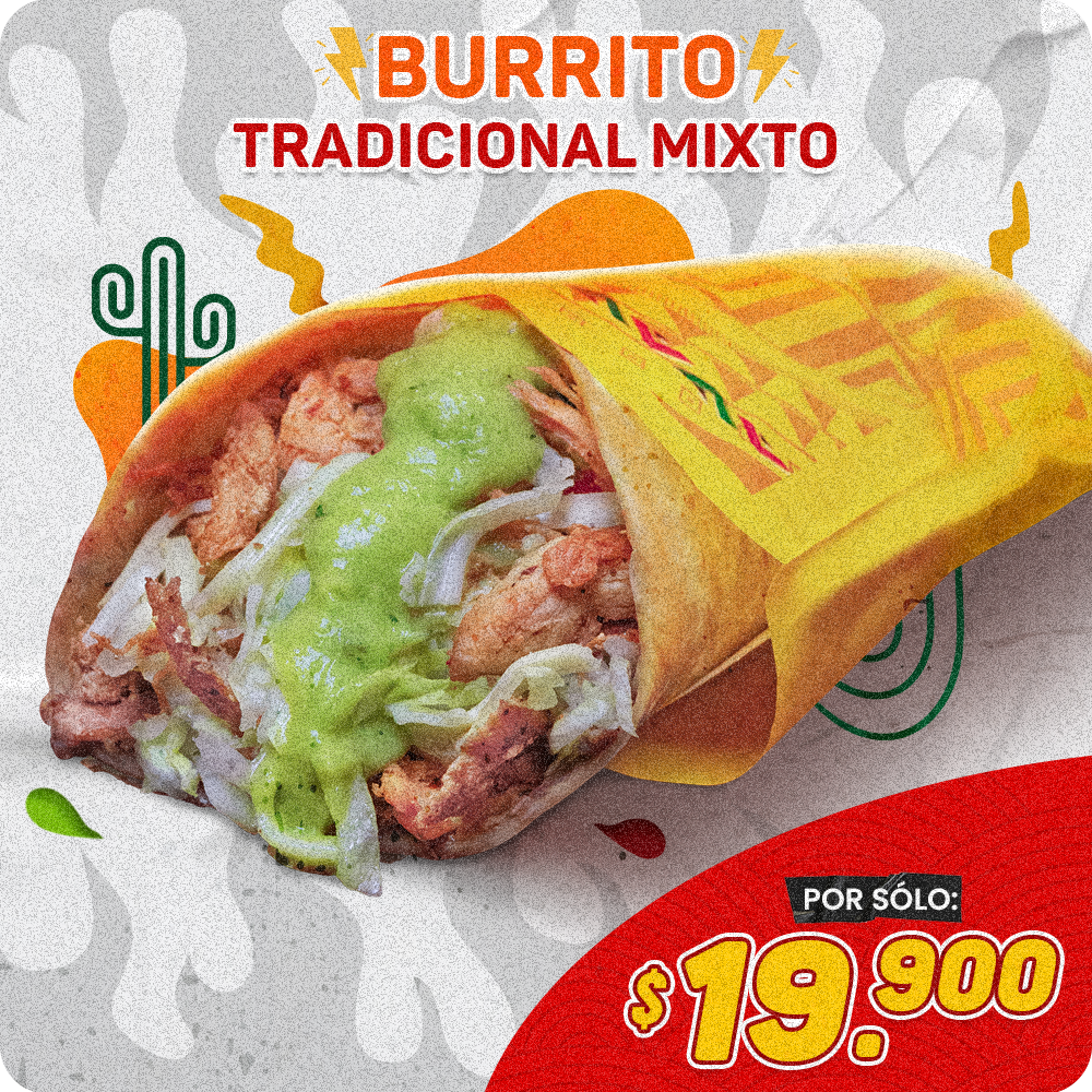 BURRITO TRADICIONAL MIXTO
