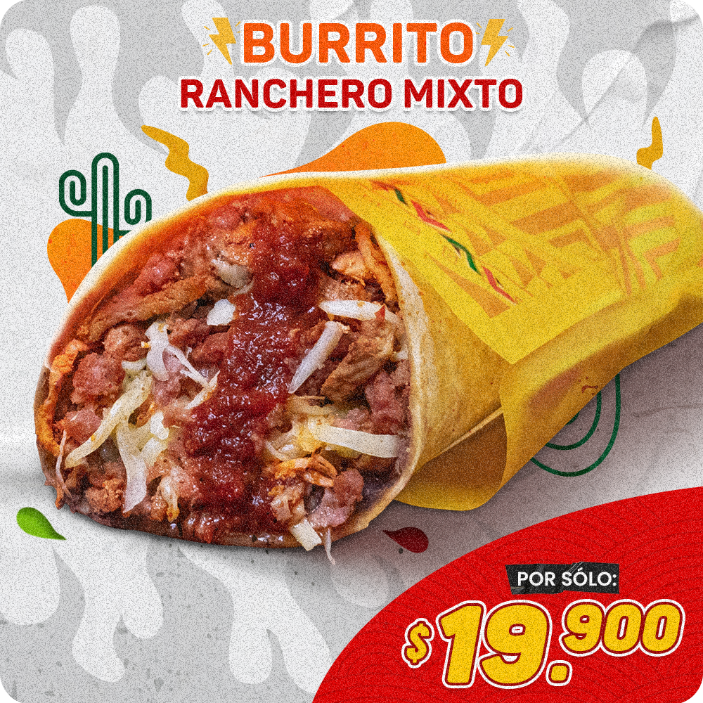 BURRITO RANCHERO MIXTO