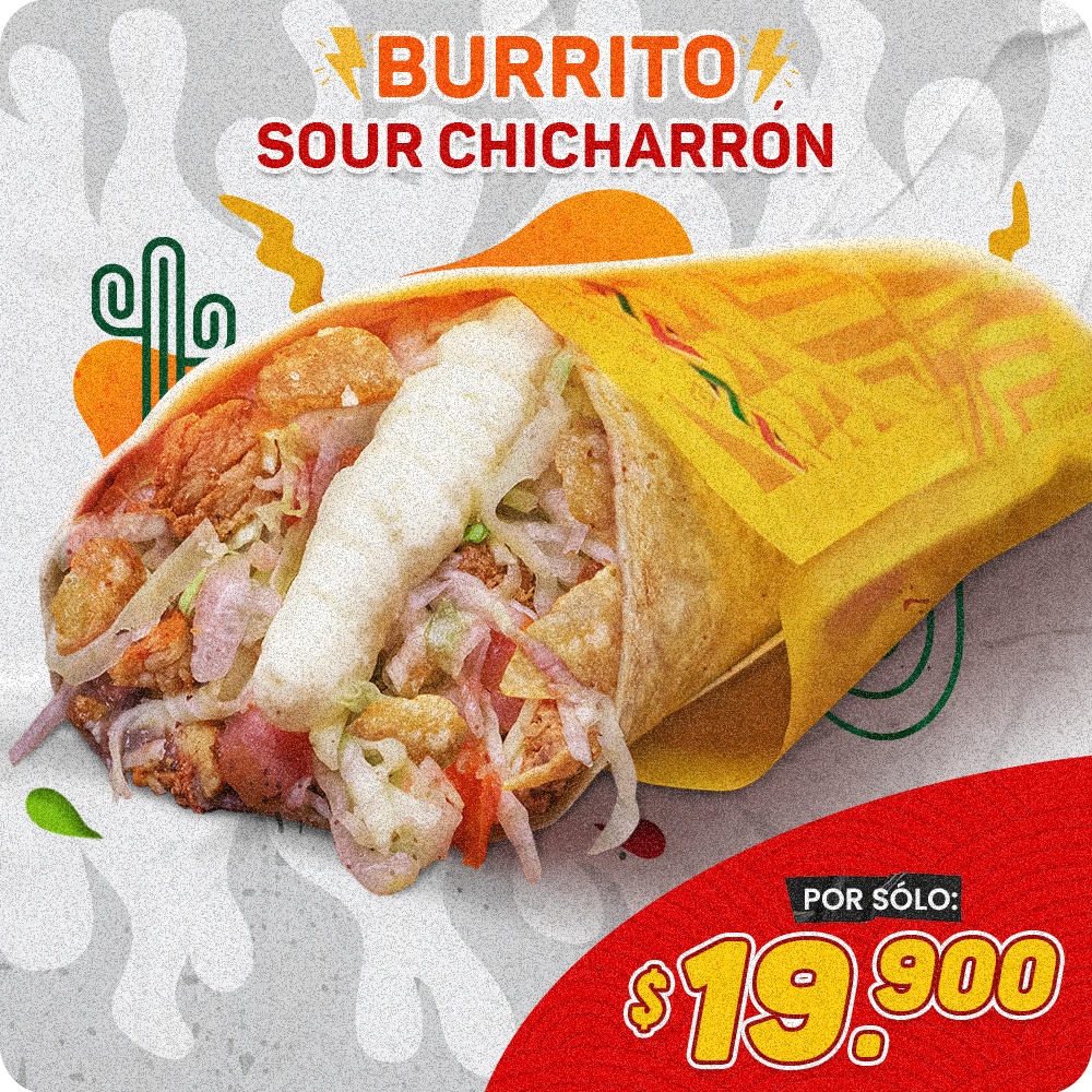 BURRITO SOUR CHICHARRÓN