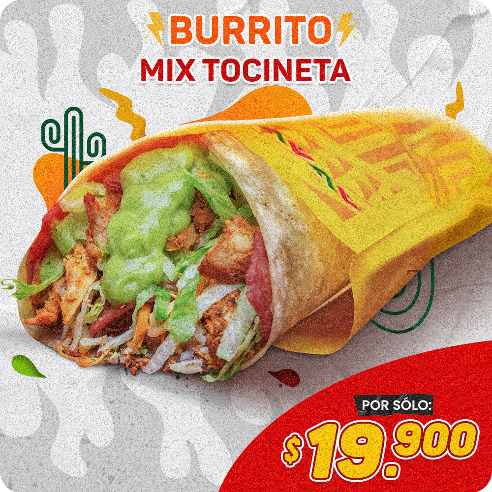 BURRITO MIX TOCINETA