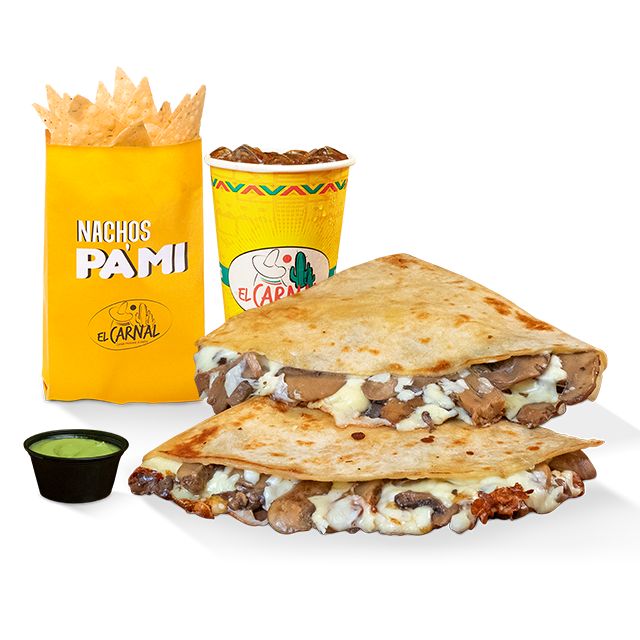 COMBO QUESADILLA CHAMPIÑON