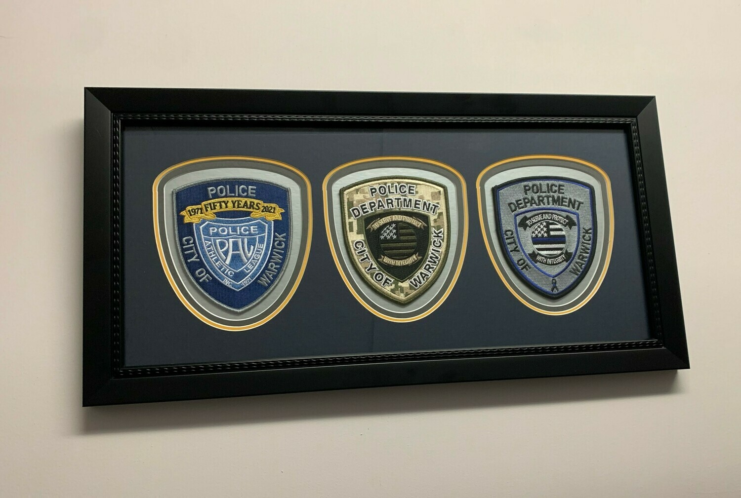 3 Framed patches