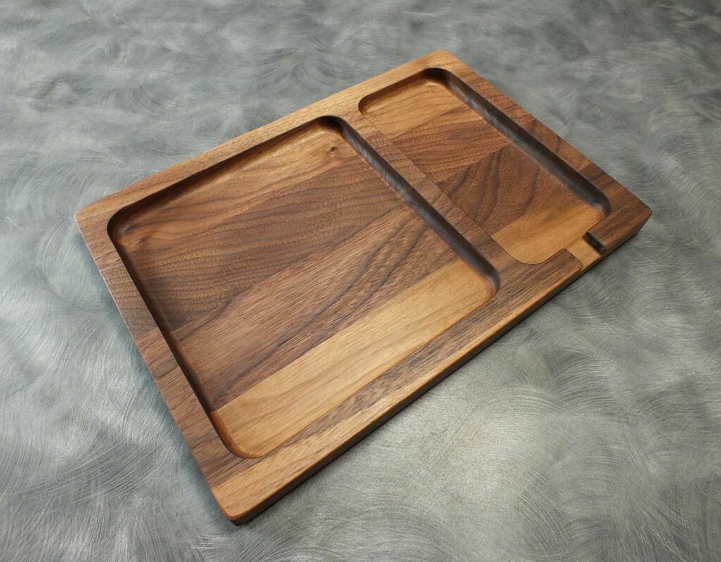 Walnut Valet Tray, Handcrafted