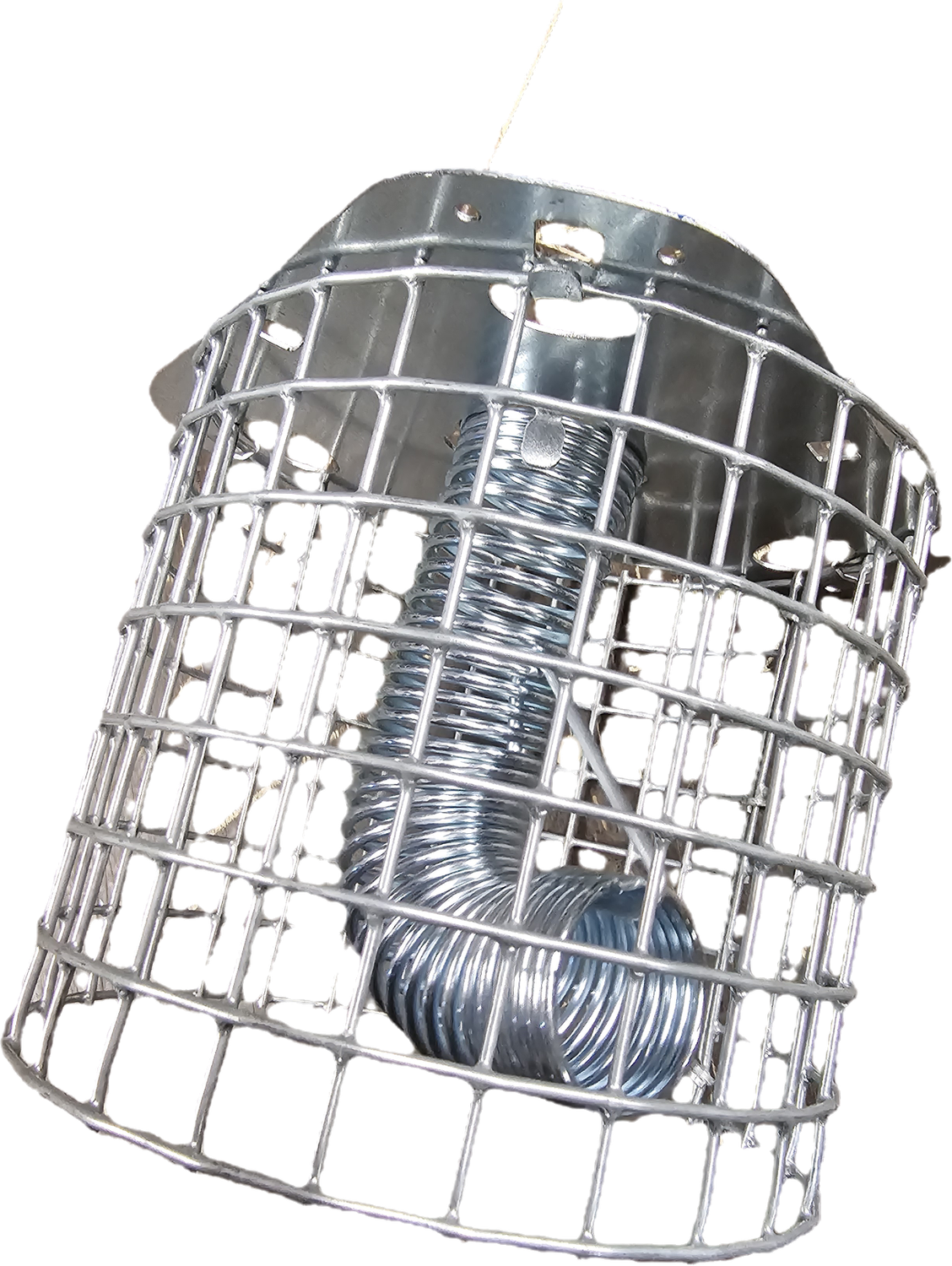 Futterspirale Mais mit integriertem Rehschutzkorb Futterspirale Mais mit integriertem Rehschutzkorb