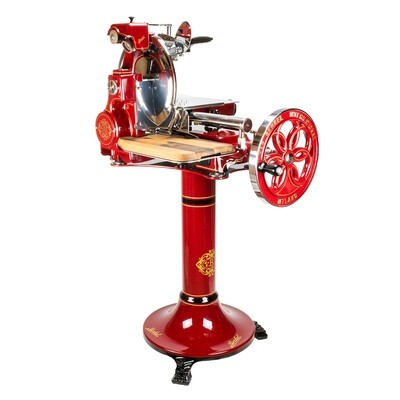 Berkel Volano B114 Schwungrad- Aufschnittmaschine mit Standfuß & Fassholzbrett
