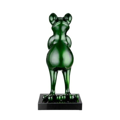 GILDE - Poly Skulp. Frog grün metallic GILDE - Poly Skulp. Frog grün metallic
