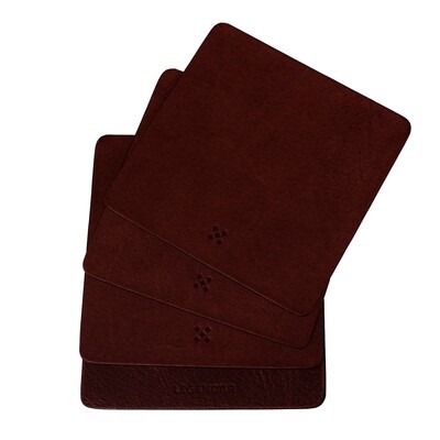 LGNDR - Leather Coaster DRYNK Mokka LGNDR - Leather Coaster DRYNK Mokka