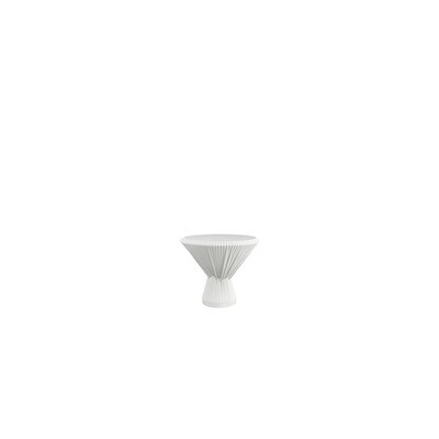 Fürstenberg Porzellan - PLISAGO Tisch Miniatur WEISS Fürstenberg Porzellan - PLISAGO Tisch Miniatur WEISS