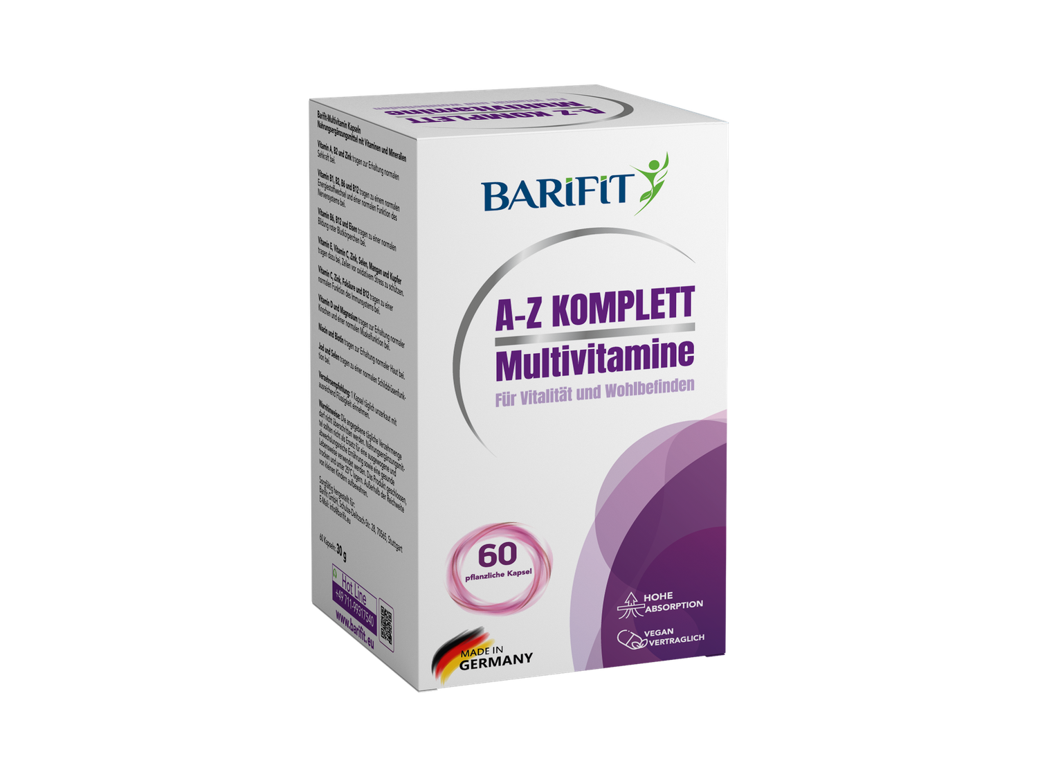 A-Z Komplett Multivitamin (60 Kapseln)