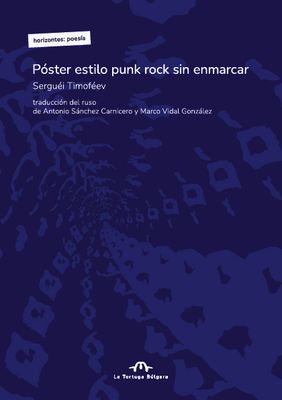 Póster estilo punk rock sin enmarcar