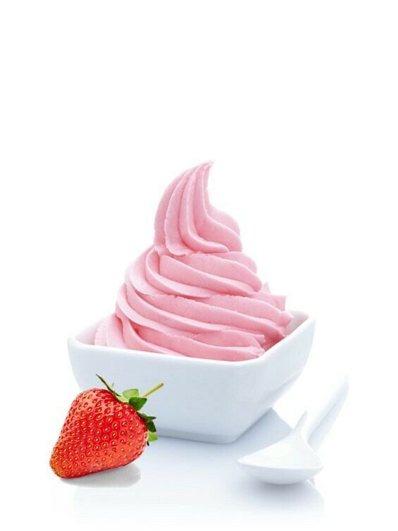 Frozen Joghurt Erdbeer
