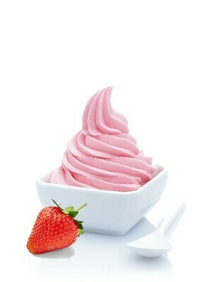 Frozen Joghurt Erdbeer