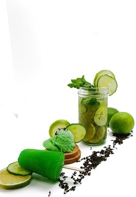 A-Grüner Tee Gurke Limette